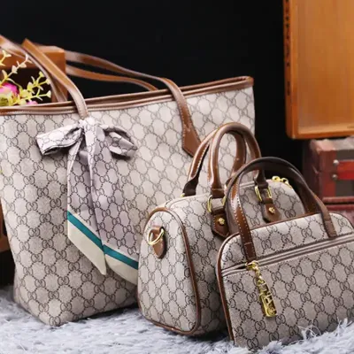  Fashionable Printed Shoulder Bag with Zipper 